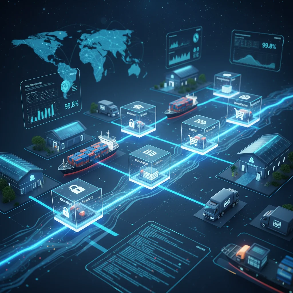 Transparent digital supply chain powered by blockchain technology