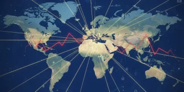 Global trade routes affected by international sanctions, with focus on US business compliance in 2026.