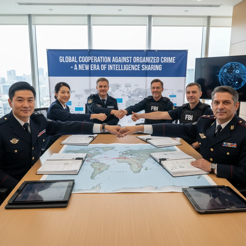 International law enforcement collaboration against drug networks