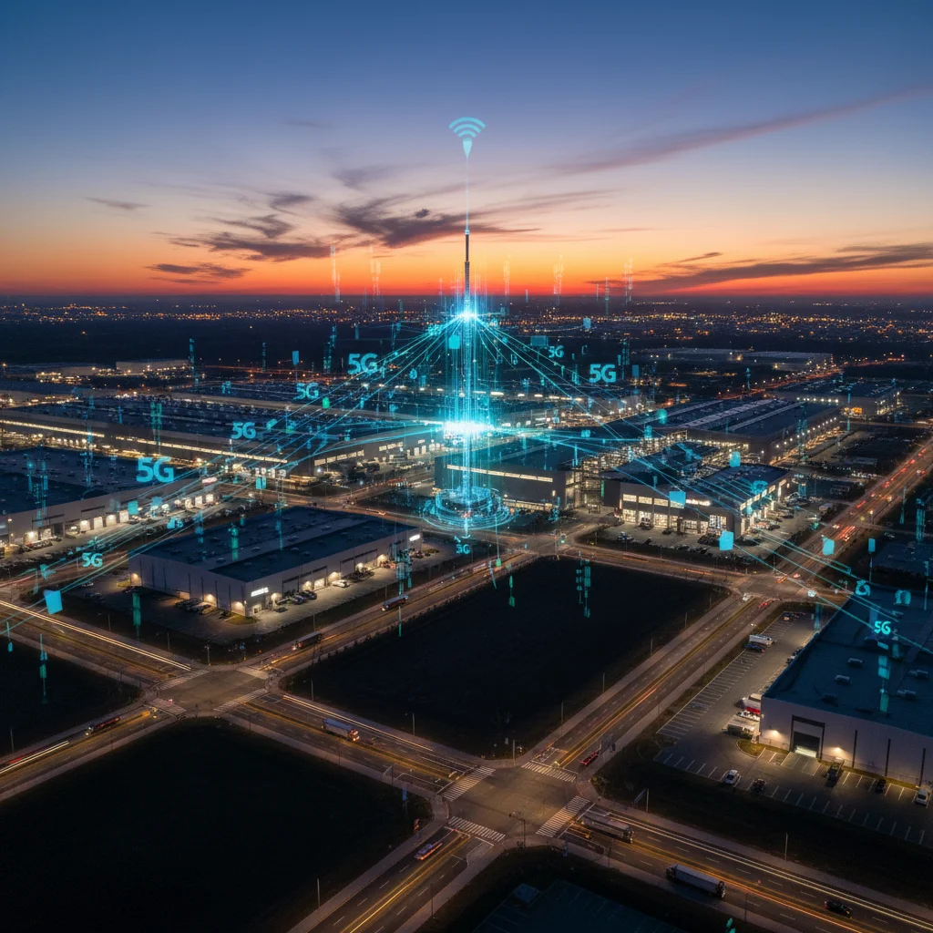 Implementing 5G Private Networks in Industrial Parks: Boosting Connectivity by 40%