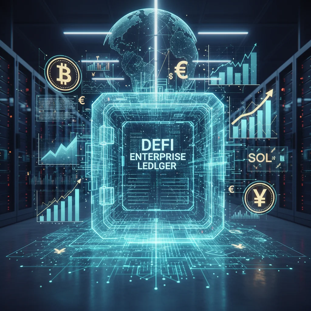 Decentralized finance (DeFi) for enterprises, secure digital assets and smart contracts.