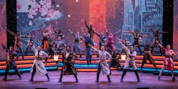 Dynamic stage performance showcasing emerging American theater movements