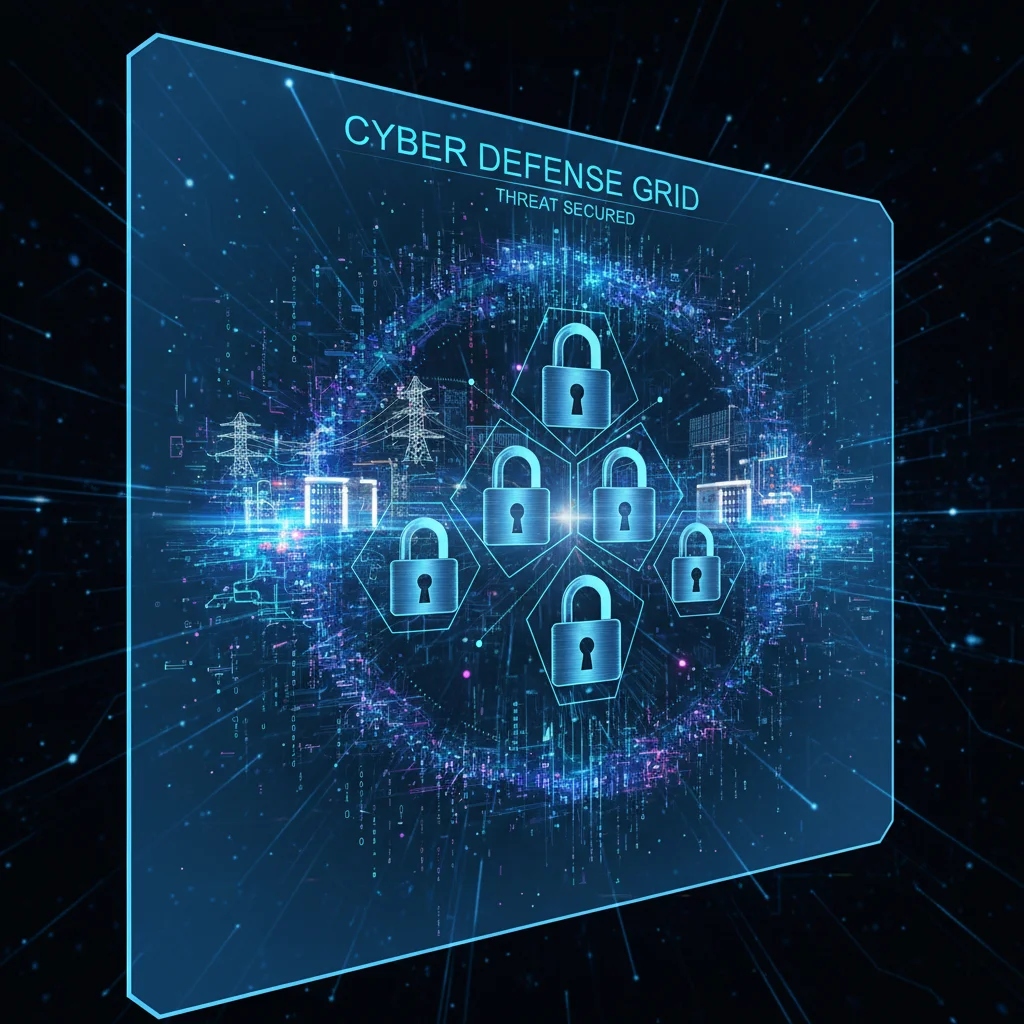 Cybersecurity measures protecting digital infrastructure against evolving terrorist threats.