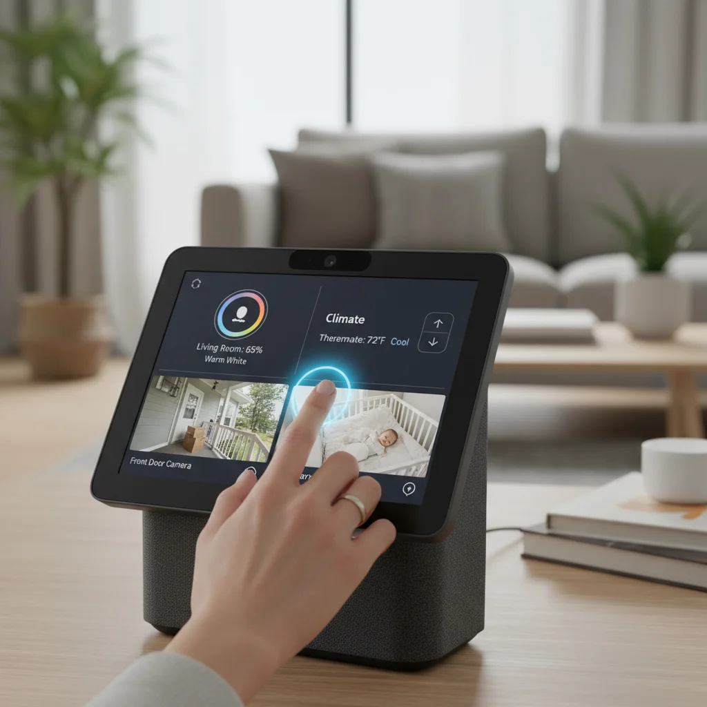 Centralized smart home hub controlling multiple devices
